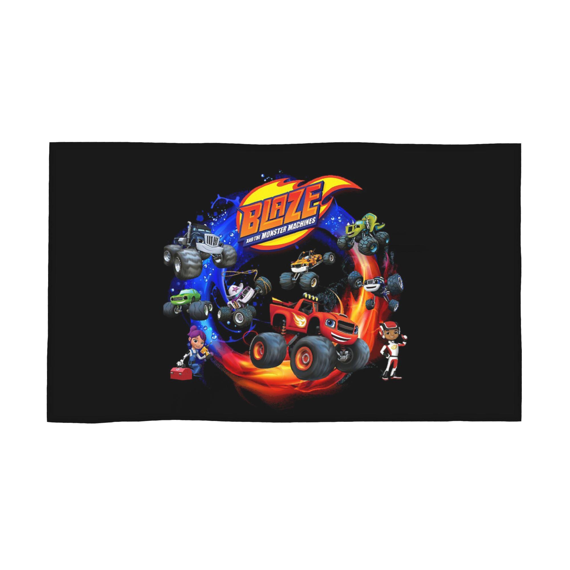 

Blaze and the Monster Machines Active Soft Face Towel Quick Dry Pool Bath Cotton Towels Absorbent Quick W40*H60(CM)