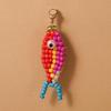 European Style Beaded Fish Keychain - Colorful, Handmade, Trendy Accessory for Car Keys