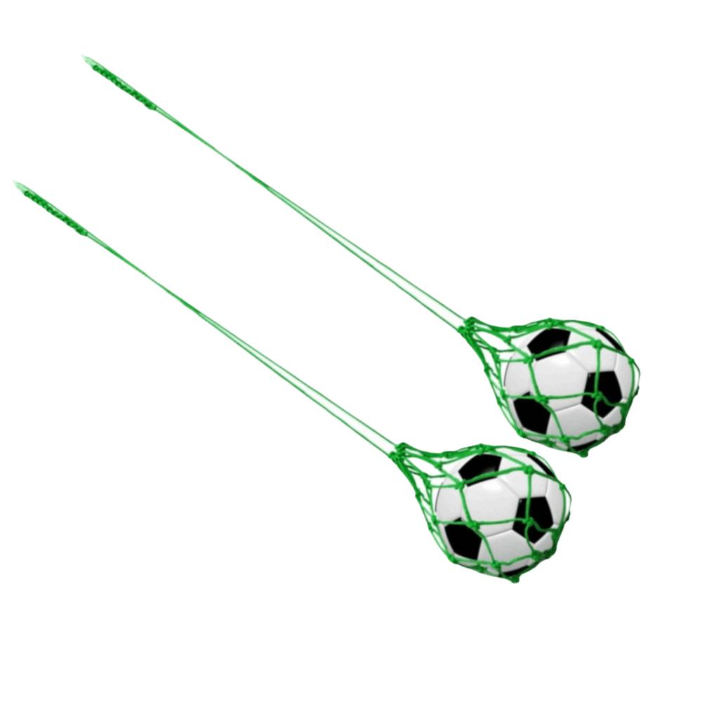 2pcs Fits Size 3 4 5 Soccer Balls Football Training Net Bag Outdoor Football Exercise