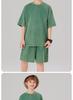 Pure Cotton Retro Short Sleeve Round Neck Loose T-Shirt for Children & Toddlers - Trendy Spring/Summer Kids' Clothing