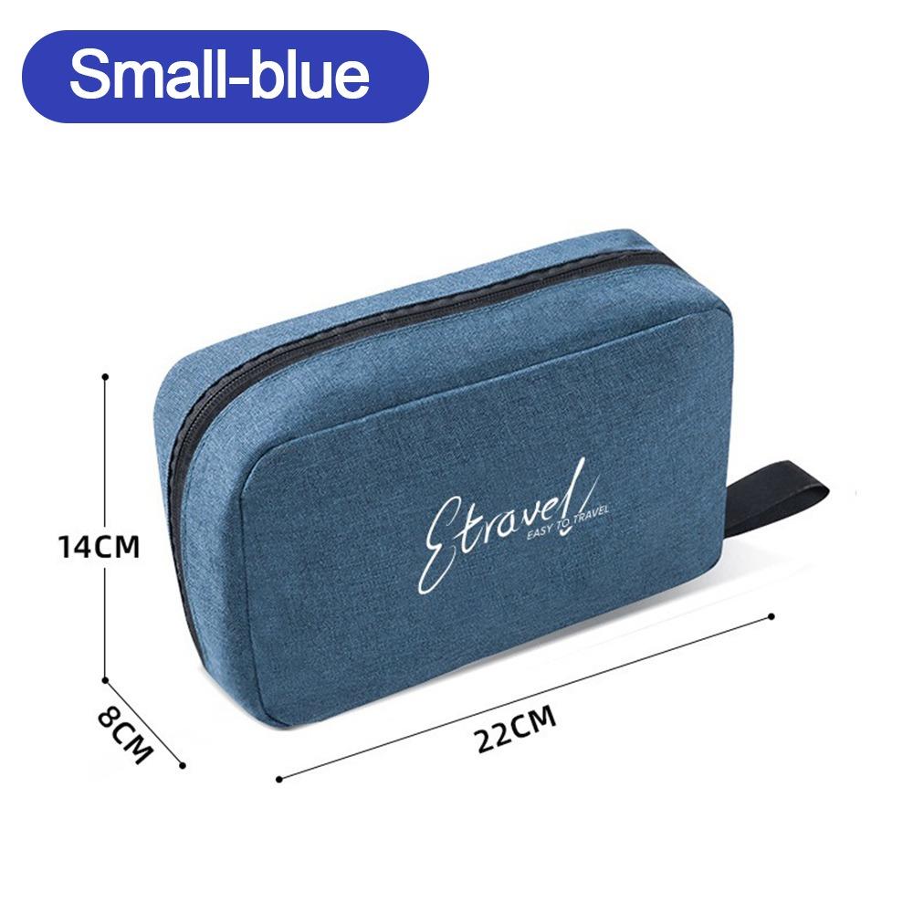 Waterproof Travel Organizer Wet/Dry Compartments Folding Design Bathroom Organizer Essentials Case Cosmetic Storage