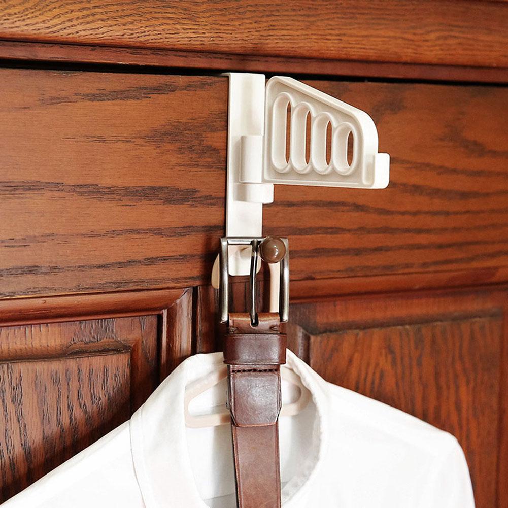 Punch Free Clothes Coat Bag Towels Hanger Hook for Bathroom Kitchen Door Storage