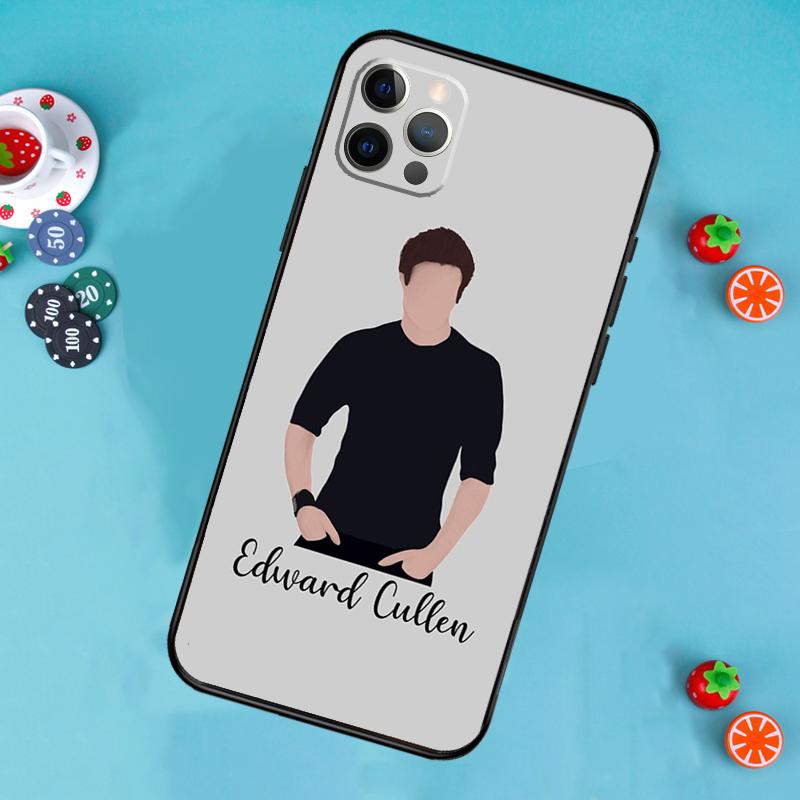 Twilight Edward Cullen Bella Phone Case For iPhone 17 Air 13 16 15 11 12 14 Pro Max 13 12 mini 15 16 Plus 16e Cover Funda