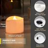 Flameless Flickering LED Tea Lights with Remote Control 200+Hour Electronic Candles for Votive Wedding Christmas Halloween Decor
