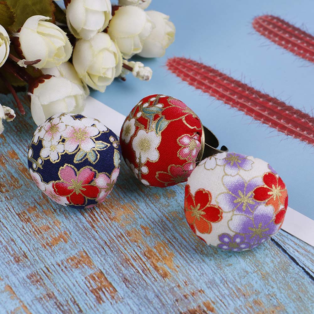 Craft Ring Sewing Tools Fabric Cotton Sewing Accessories Pin Cushion Needle Holder Needle Pillow