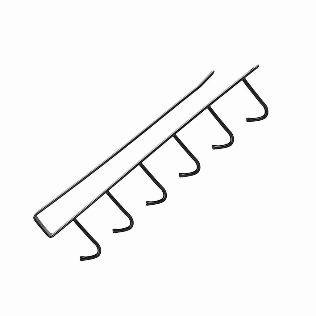 Multi Functional Kitchen Storage Rack Cupboard Shelf Hanging Hook Wardrobe Organizer Holder