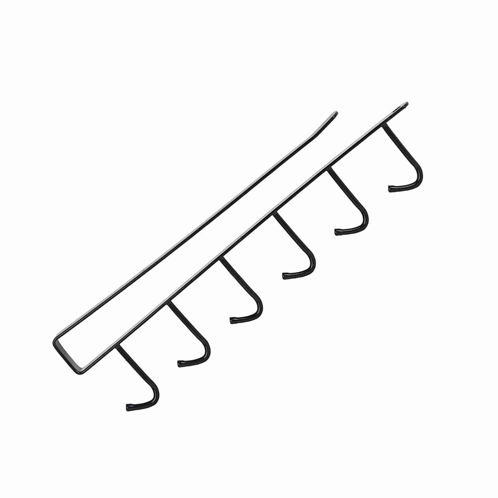 

Multi Functional Kitchen Storage Rack Cupboard Shelf Hanging Hook Wardrobe Organizer Holder чёрный