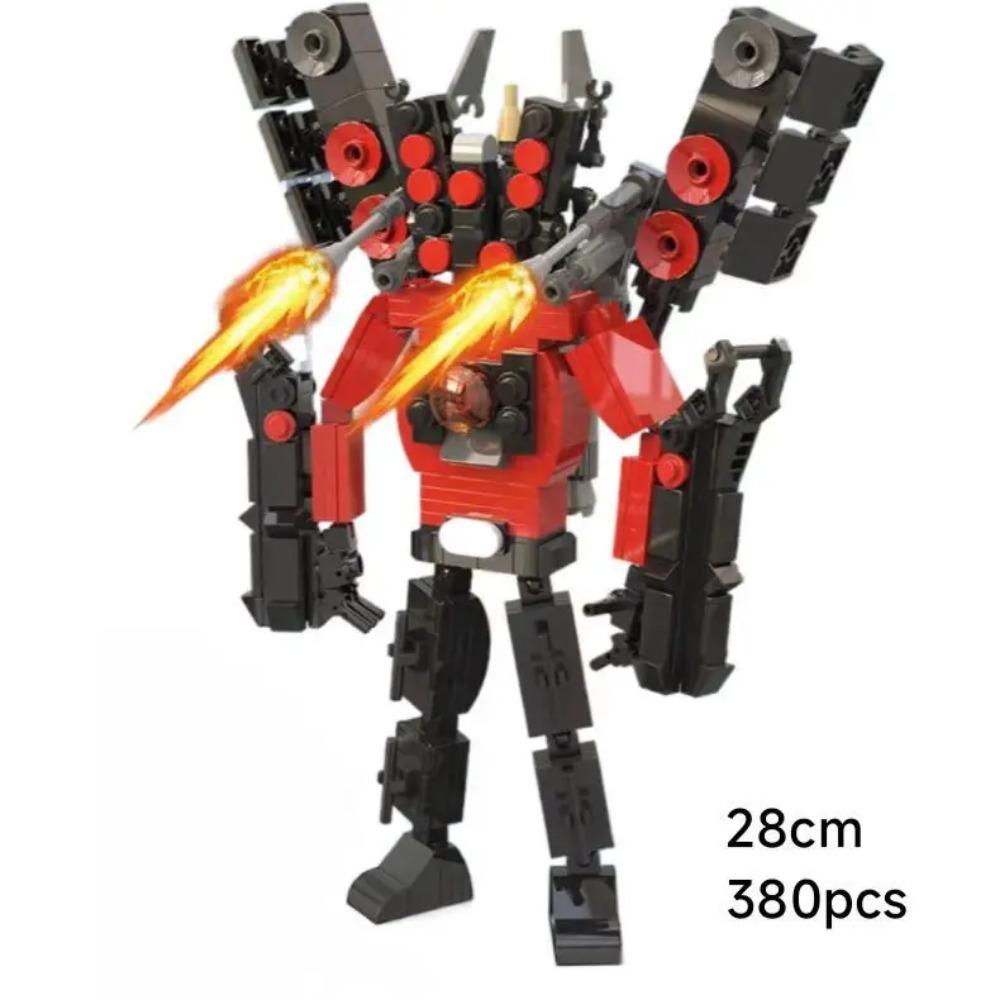 Skibidi Toilet Building Blocks Toy Titans Cameraman Speakerman Drillman TV Man Woman Camera Speaker Man G Drill Man Figure Toy