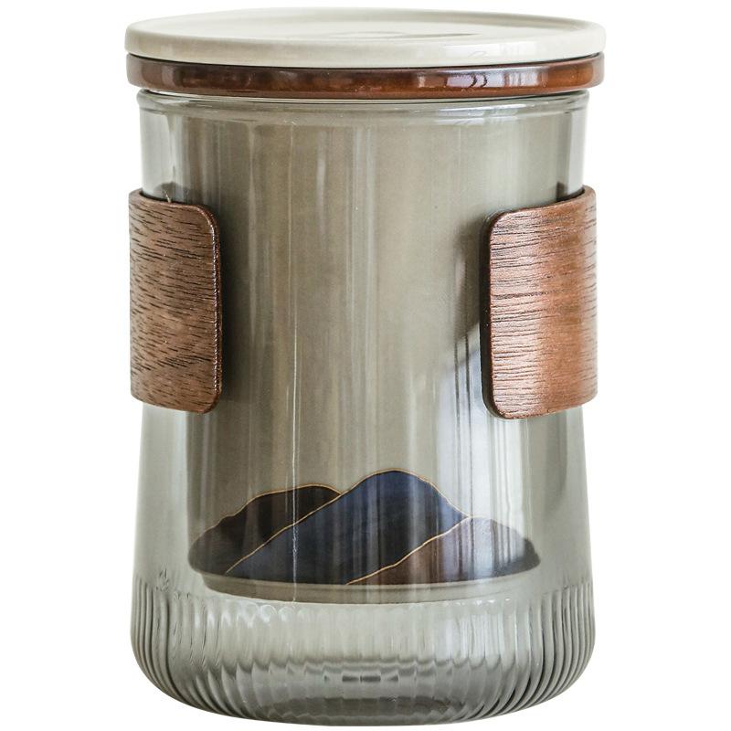 

Creative Yuanshan Glass Tea Separation Cup Ceramic Teacup High-grade Filtration with Lid Gift Free Water Cup