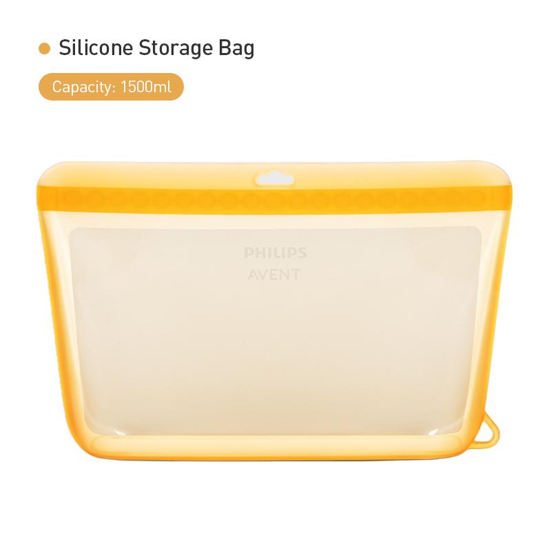 Philips Avent Silicone Food Friut Storage Bag 500ml/1000ml/1500ml