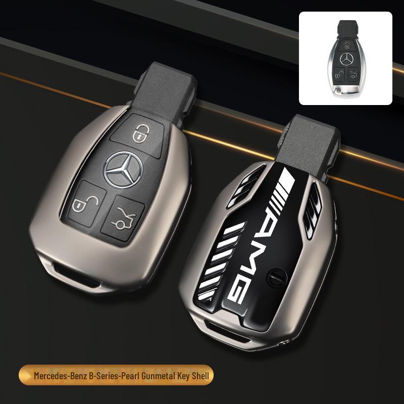 Protective Shell for Mercedes-Benz C-Class, E-Class, GLC300L, E300L, A200L, S-Class, C260L Key - Buckle Included