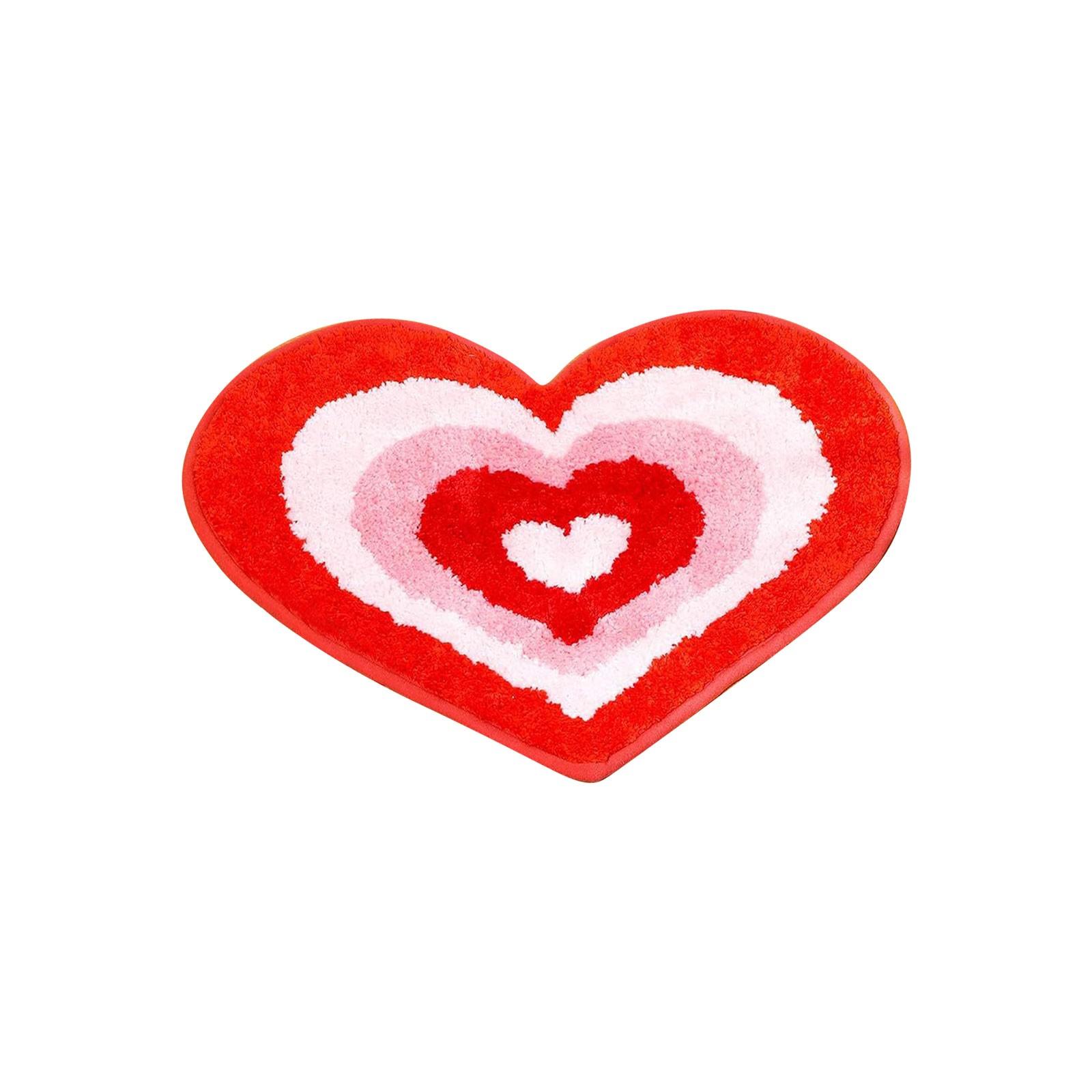 

Коврик для пола ко Дню святого Валентина, впитывающий коврик для ног в ванную комнату, простой в уходе дверной коврик One Size