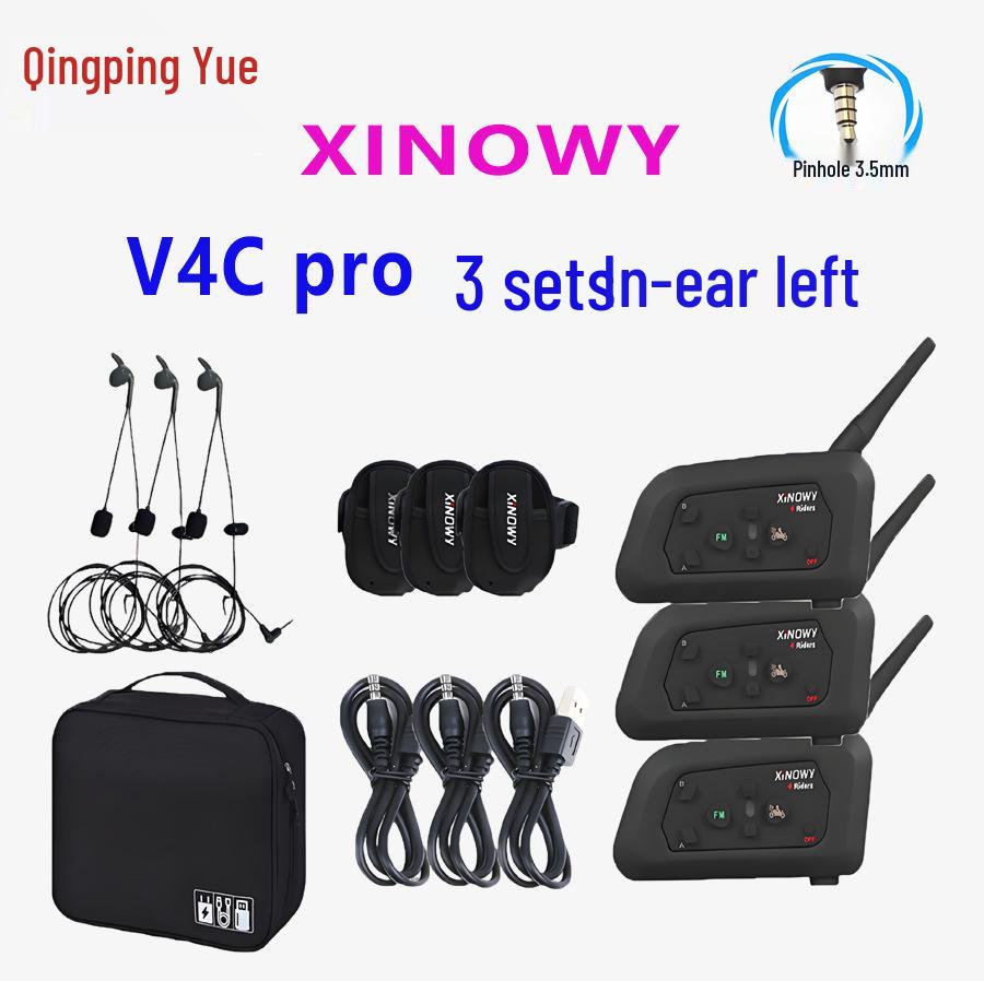 Xinowy V4CPRO 4-Person Simultaneous Talk Football Referee Walkie-Talkie