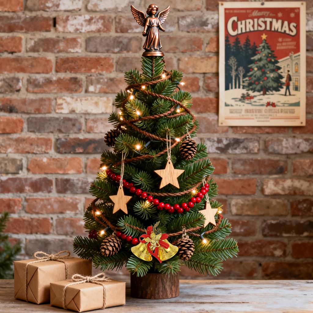 8Pcs Christmas Bells Ornaments Shatterproof Golden Plastic Mini Bells Red Bow Garland Xmas Tree Decoration Gold Tree Ornaments