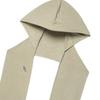 OPENING PROJECT W 2Way Hoodie scarf - Khaki