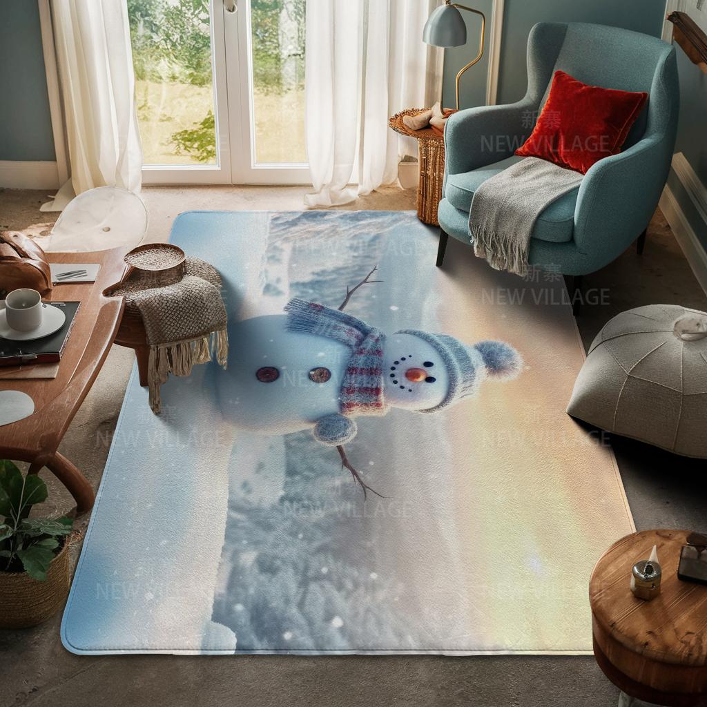 Koberec ke vchodu do domu Rohožka ke dveřím do domu Obývací pokoj Vana Koupelna Protiskluzové koberce s absorpcí vody vana Veselé Vánoce zima
