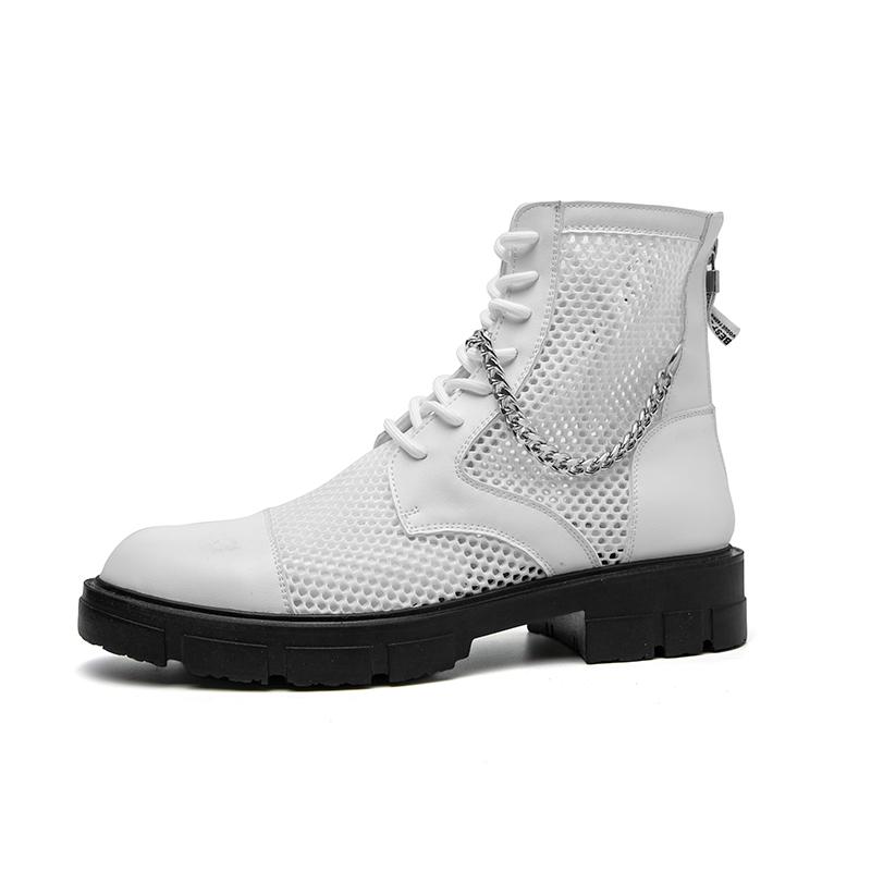 Fashion Leather Boots For Man Genuine Leather Big Size Boots High Quality Designer Formal Boots Casual Boots Fashion Business