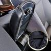 Carbon Fiber + Black Leather Car Armrest Box Protect Cover For Corolla 20 21 22