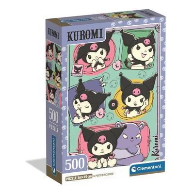Puzzle 500 Pièces - Clementoni - Kuromi - Puzzle Enfant - Dès 8 Ans