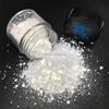 Bulk Christmas Decoration Polyester Glitter Snow Shape Chunky Glitter