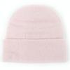 Pristine CHANEL Knit cap COCO Mark Heart Rhinestone pink cashmere Women Used