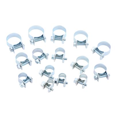 10Pcs Hose Clips Fuel Line Small Fuel Line Jubilee Hose Clips Clamp Diesel Petrol Pipe Coolant Radiator Water Pipe Clamps
