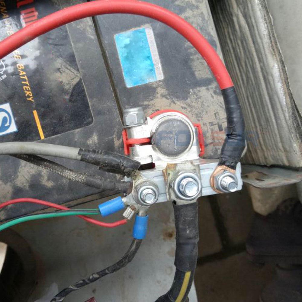Autobatterie-Klemmen 3-Wege Reinkupfer Autobatterie-Klemmen Klemmen Verbinder