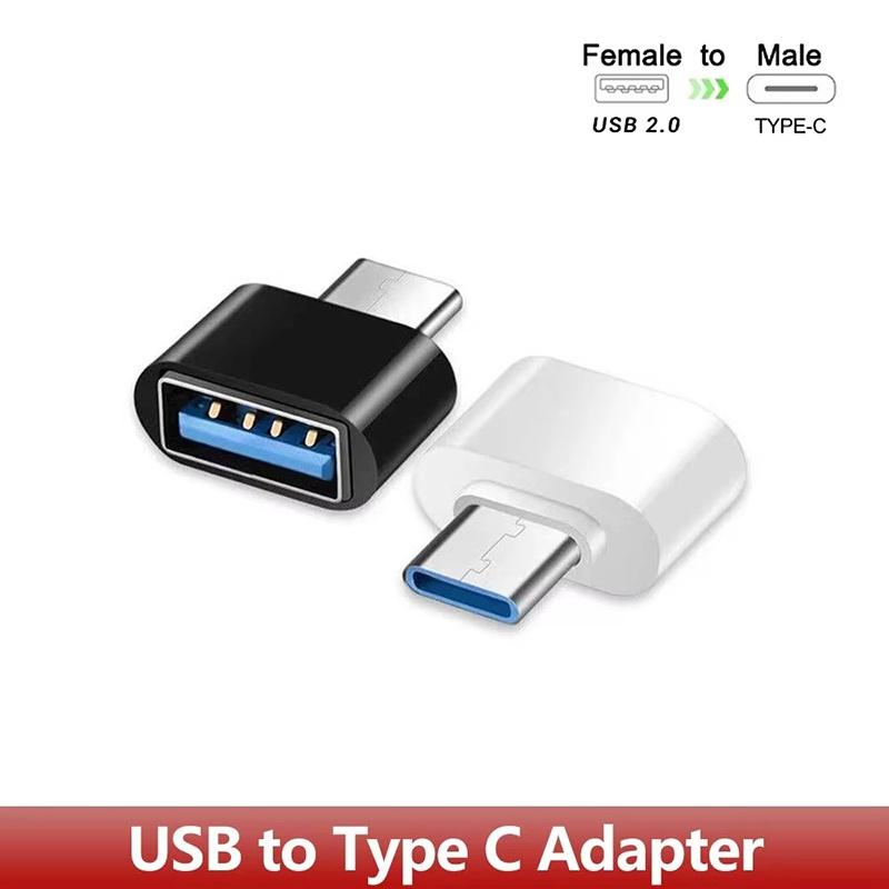 1/1pcs OTG USB 1.1 To Type C Adapter Type-C Male To USB Female Converter For Macbook iPad Xiaomi USB C To USB OTG Data Connector