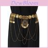 Vintage Metal Waist Chain For Women With Tassel And Round Plate Design Perfect For Summer Dress Accessories