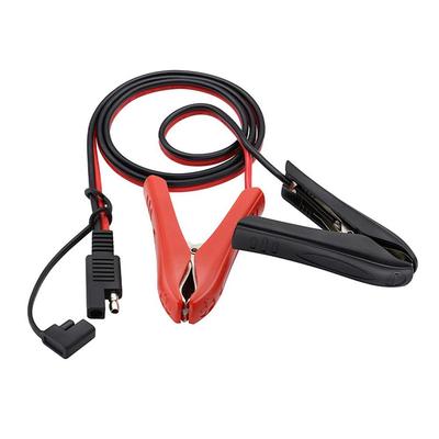100cm Alligator Crocodile Clip To SAE Connector Quick Release Quick Disconnect Car Solar Power Charging Extension Cable 1-30pcs
