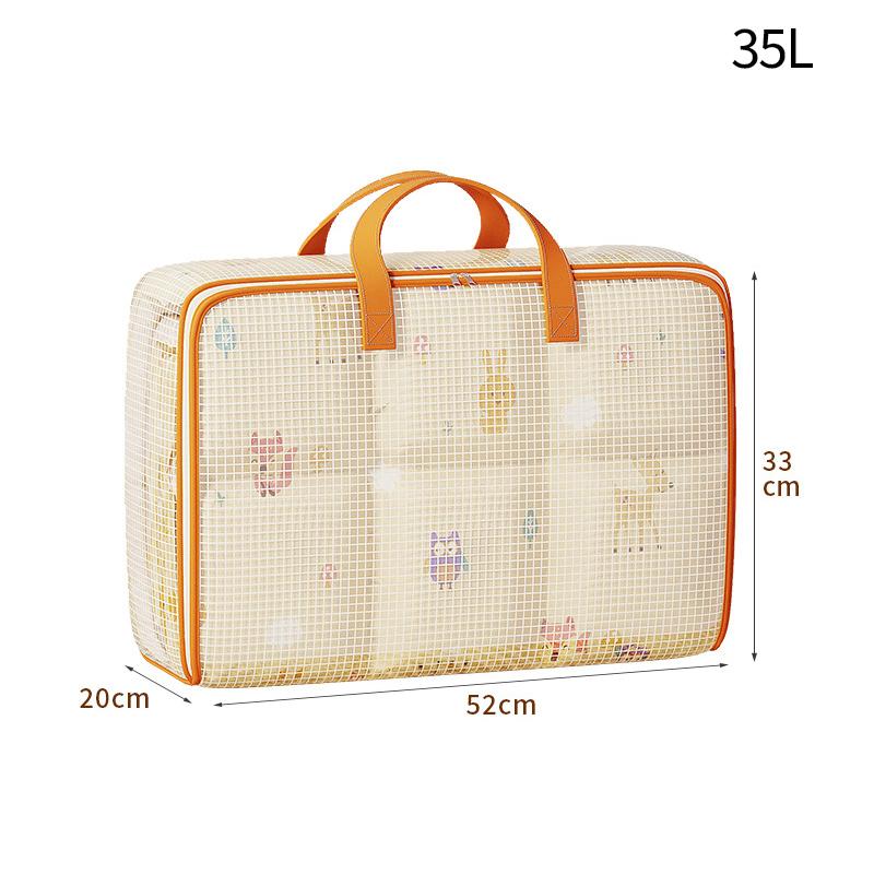 Clothes Large Storage Bag Under Bed Foldable Quilt Clothes Storage Bag Bedroom Dormitory Wardrobe Quilt Organizer Bag