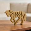 3D Printed Horse Figurine Movable Joints Stress Relief Toy Year of The Horse Ornament Articulated Fidget Toy for Desktop Bookshelf Decoration