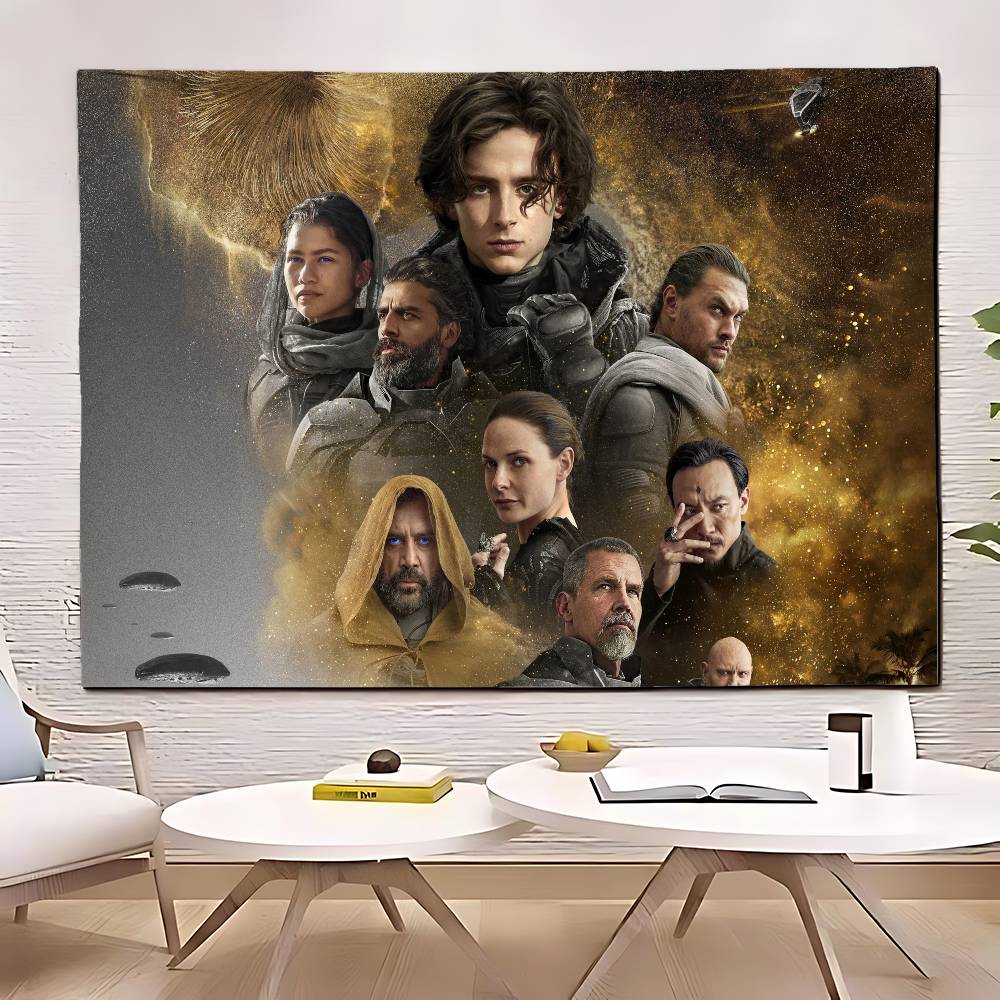Retro Dune Classic Movie Tapestry Customizable Tapestries Of Various Styleswall Hangings Celebrity Photo Printingwall Hangings