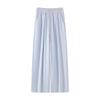 Women's Autumn 2025 High-Waist Wide-Leg Pants - White, Draped, Loose-Fit, Lightweight Yamamoto Style