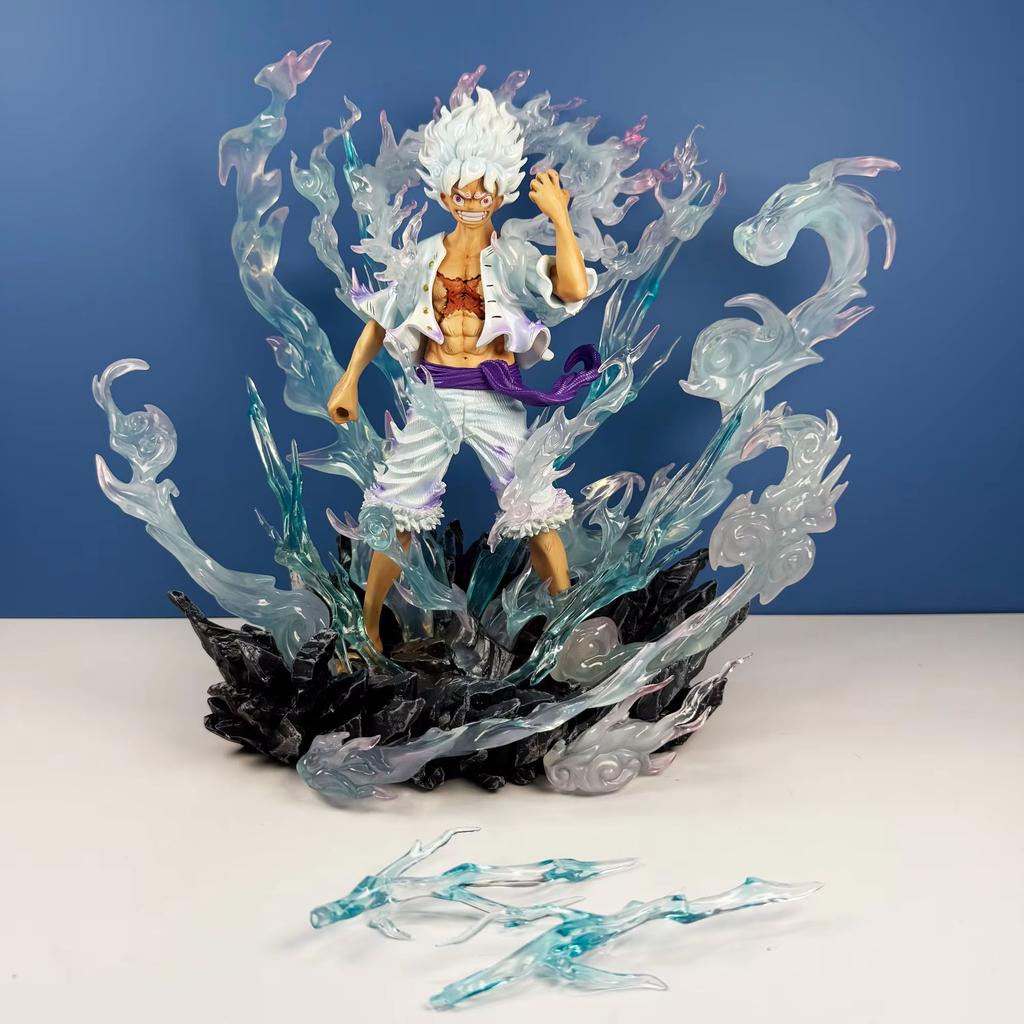 30cm JT One Piece Luffy Anime Figure Nika Luffy Force Max Statue Model Action Figurine PVC Desk Decor Figma Collection Toy Gifts