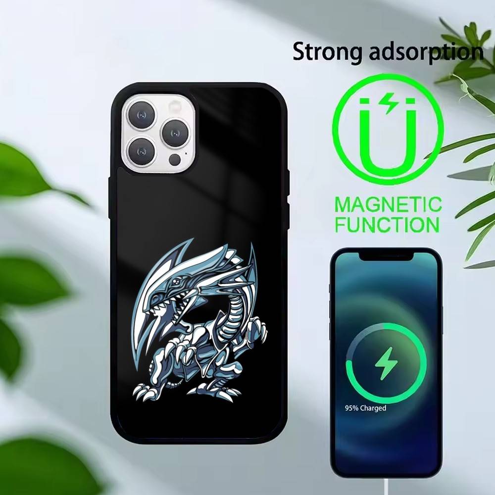 

Blue-Eyes White Dragon Phone Case For iPhone 14,16,15,13,17,12,Plus,Pro,Max Magnetic For Magsafe Frosted Cover iPhone16PROMAX