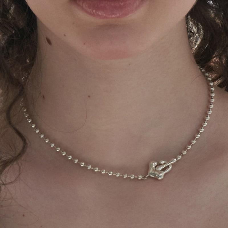 Plier Shroom Toggle Ball Necklace