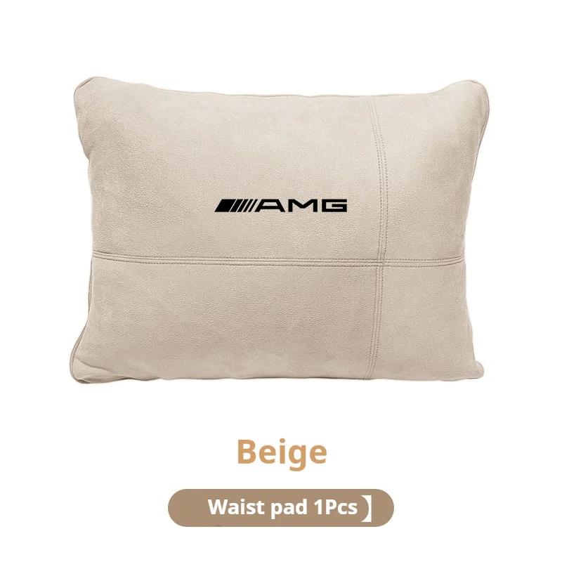 Naklejka Samochodowa Poduszka Podpierająca Kark i Lędźwie na Zagłówek Samochodu Dla Mercedes-Benz AMG Klasa A C E S V Sprinter GLC ML SLK