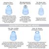 Vacuum Face Cleanser with 5 Different Attachments Branded Packaging and USB Charger