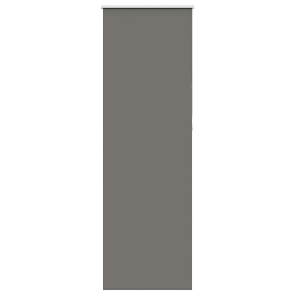 Roleta Zaciemniająca Szara 65X230 Cm Szerokość Tkaniny 60,7 Cm