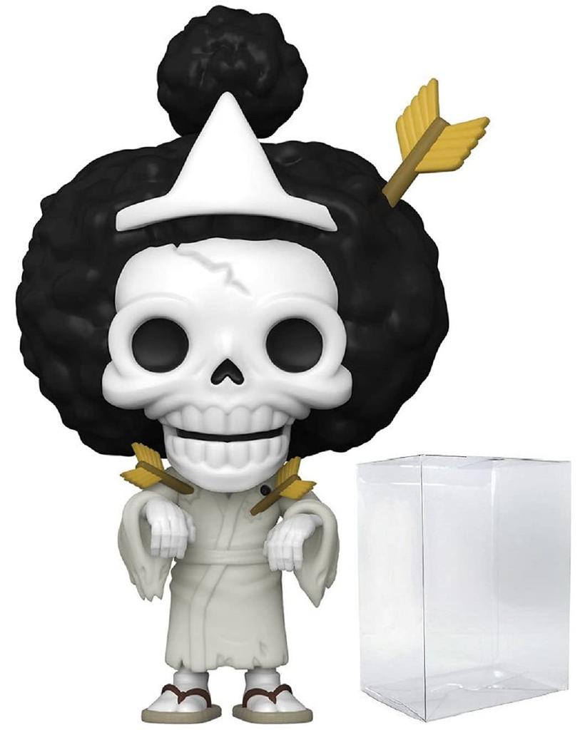 POP One Piece - Brook [Bonekichi] Funko Vinyl Figure (with Compatible Box Protector Case) Multicolor 9.5cm