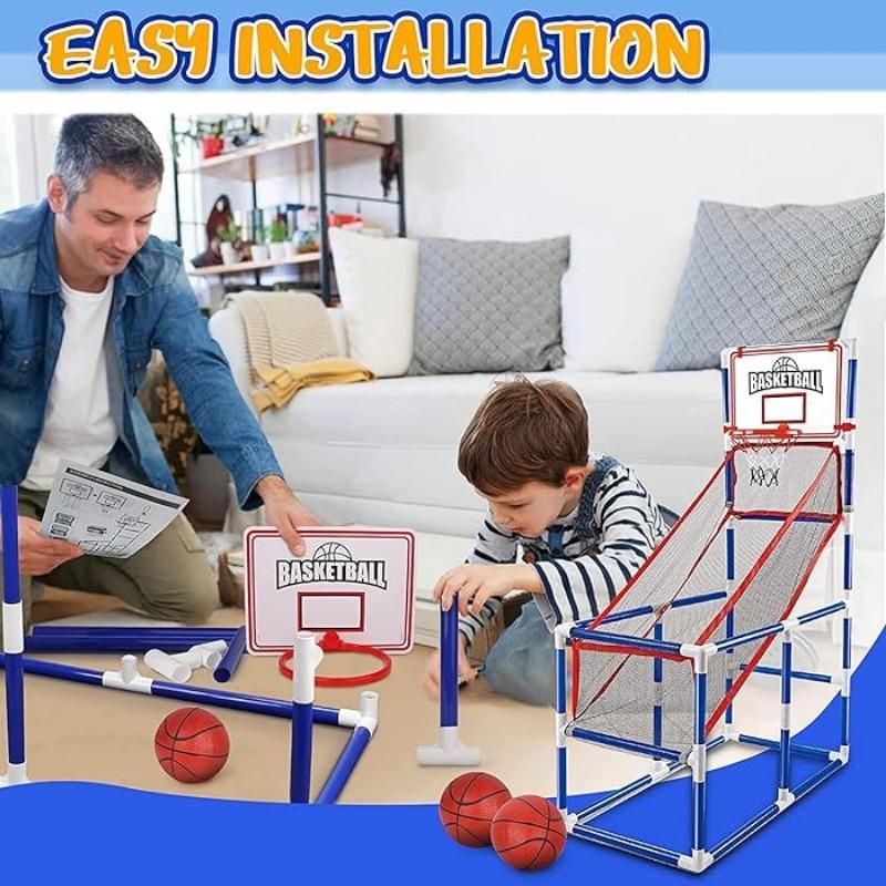 Kids Basketball Hoop Arcade Board Game Toy Sport Boy Toy Outdoor Indoor Carnival Games Basketball Shooting Training Toddler Gift
