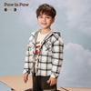 PawinPaw Boys' Plaid Hooded Jacket