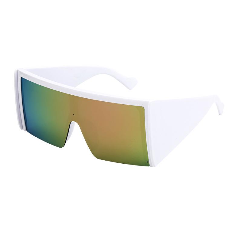 

Oversized Flat Top Square Sunglasses Women For Men Luxury Brand Designer Vintage Sun Glasses Punk Big Frame Shades