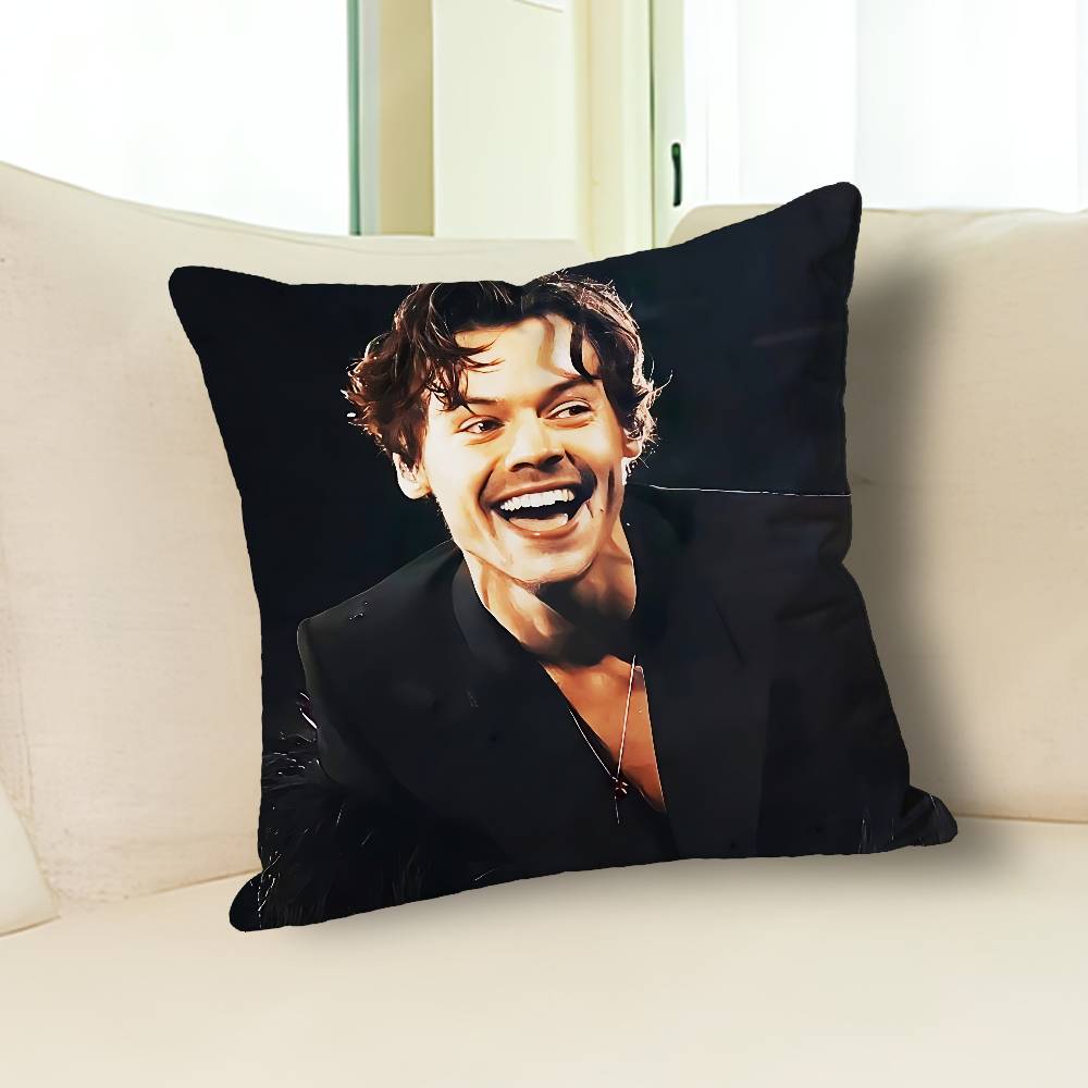 Povlaky na polštář H-Harry S-Styles pro ložnici obývací pokoj pohovku domácí dekorace Polyesterový potah na polštář se zipem