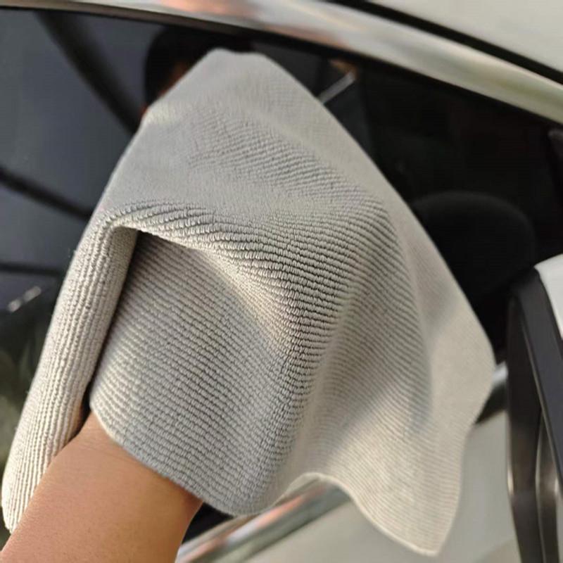 Large Pearl Fiber Microfiber Car Wash Towel - Double-Sided, Absorbent, Warp Knitted Cleaning Cloth