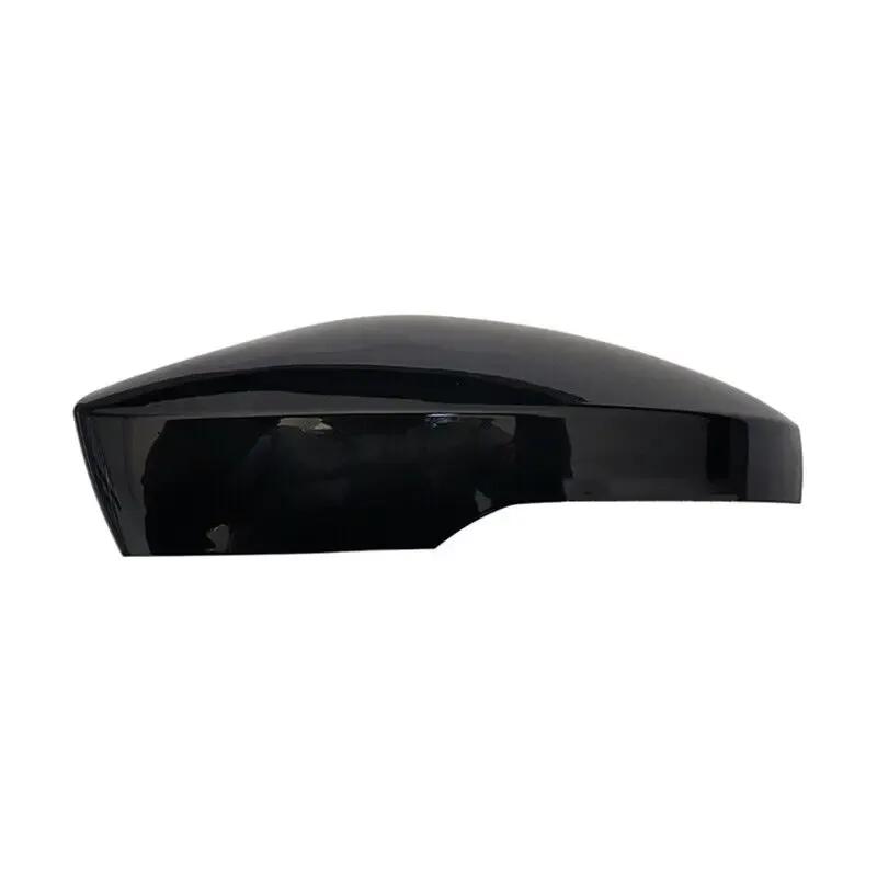 For Skoda Octavia Mk3 2014-2017 For VW T-ROC 2017- Glossy Black Rearview Side Mirror Cover Wing Caps Exterior Housing Trim