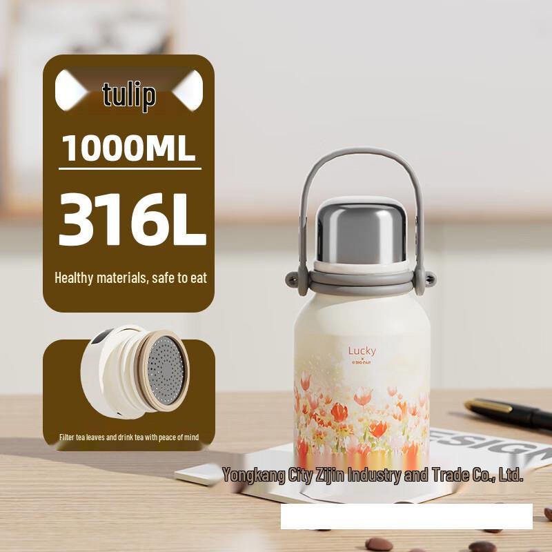 MRSIKEY 316L Stainless Steel Insulated Travel Mug