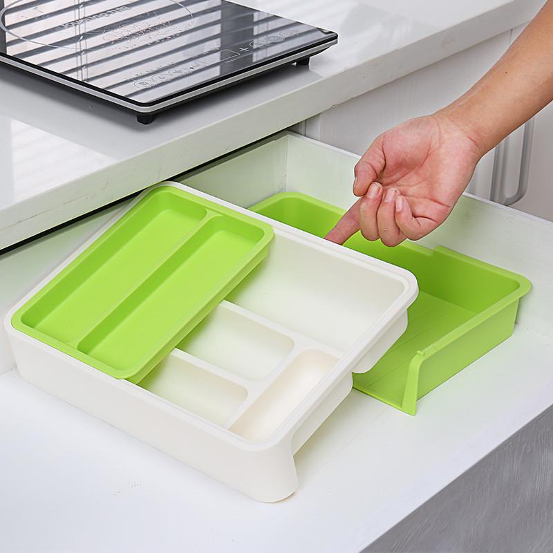 Plastic Drawer Storage Box With Dividers For Bedroom And Kitchen Organization