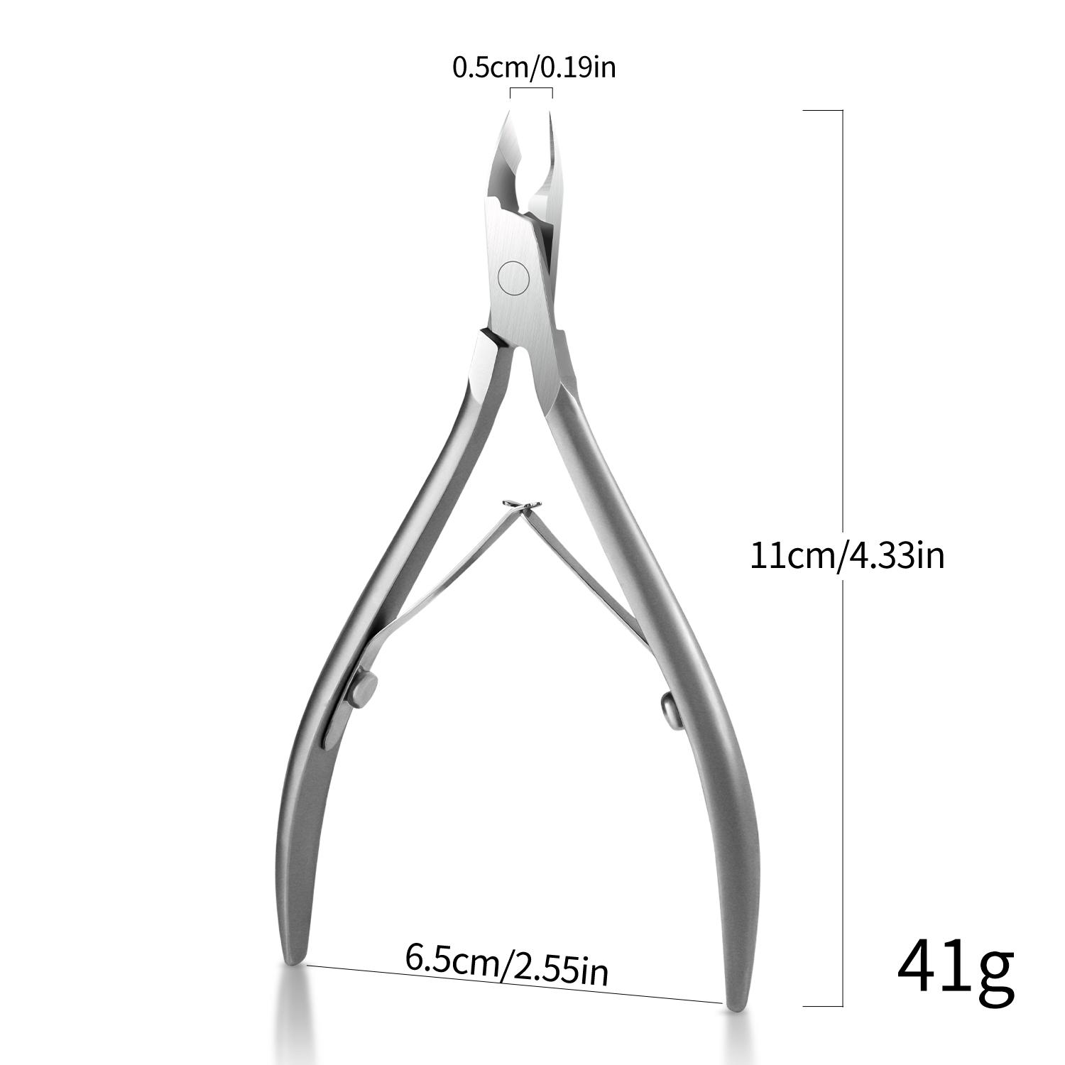 

Ножницы для кутикулы 5 мм лезвие Высокоплотная нержавеющая сталь Триммер для омертвевшей кожи Кусачки Нейл-арт Маникюр Острые лезвия Удалитель кутикулы